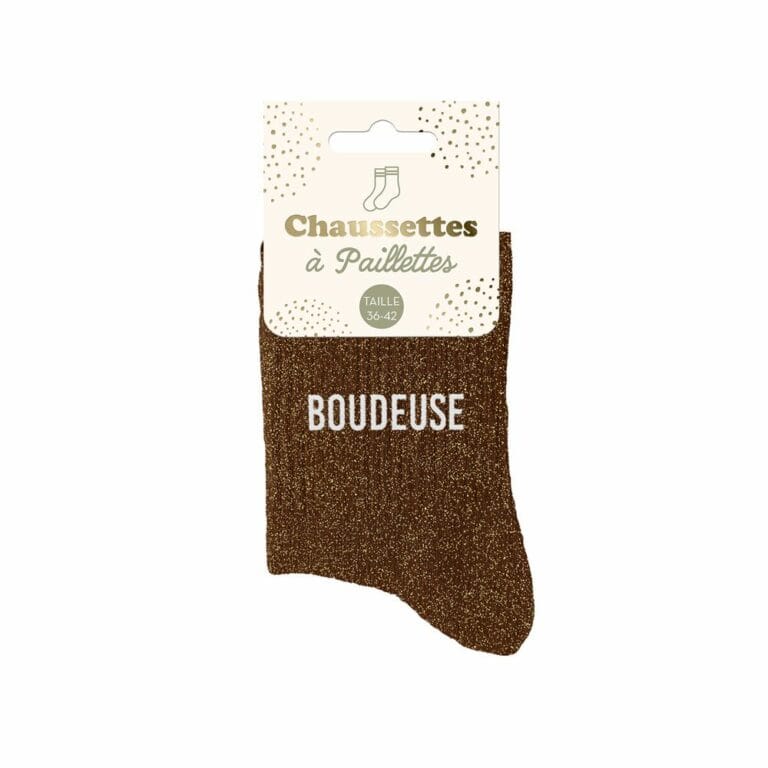 chaussettes a paillettes boudeuse