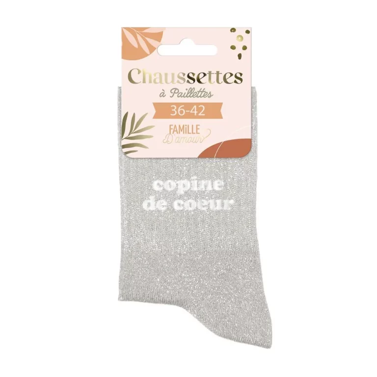 chaussette copine de coeur